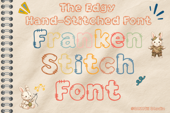 FrankenStitch: A Handcrafted Typeface with Personality