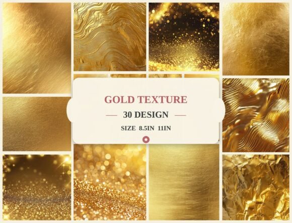 Luxury Gold Foil Textures for Design Excellence