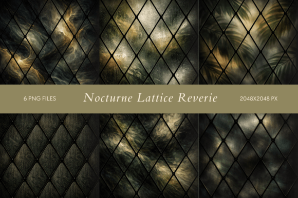 Nocturne Lattice Reverie: A Moody Backdrop for Sophisticated Visual Expression